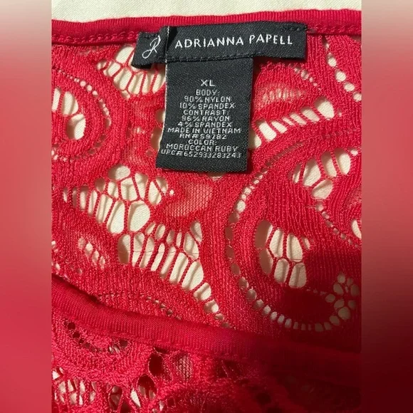 Adrianna Papell red shirt size XL - Picture 5 of 5
